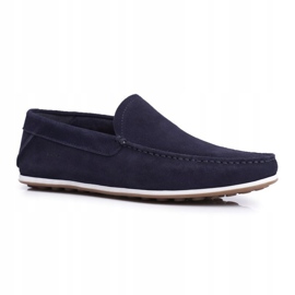 Miesten lenkkarit GOE Navy Blue Nubuck FF1N3059 tummansininen 1