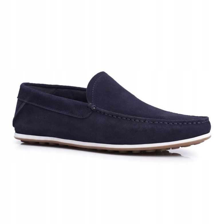 Miesten lenkkarit GOE Navy Blue Nubuck FF1N3059 laivastonsininen 1