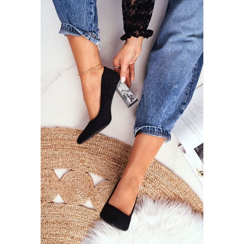 Naisten Avokkaat Kantapäässä Sergio Leone Musta PB216 1