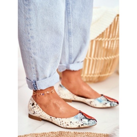 Naisten ballerinat Sergio Leone Red Snake BL611 Nemsis punainen monivärinen 2