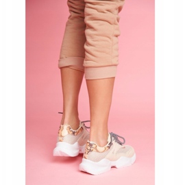 PS1 Naisten urheilukengät Snakeskin Beige Giselle 2