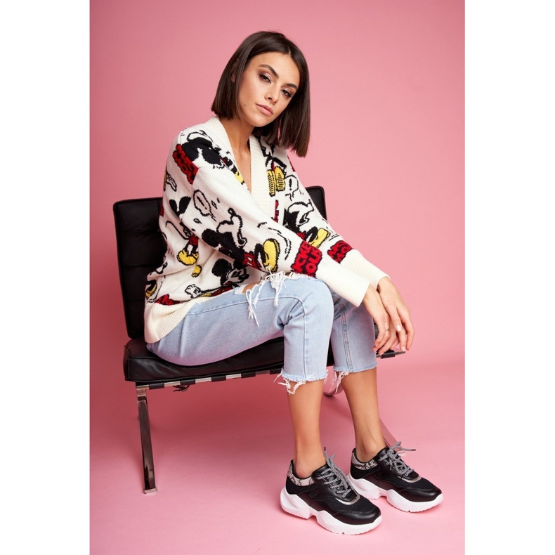 PS1 Naisten urheilukengät Snake Black Giselle musta 2