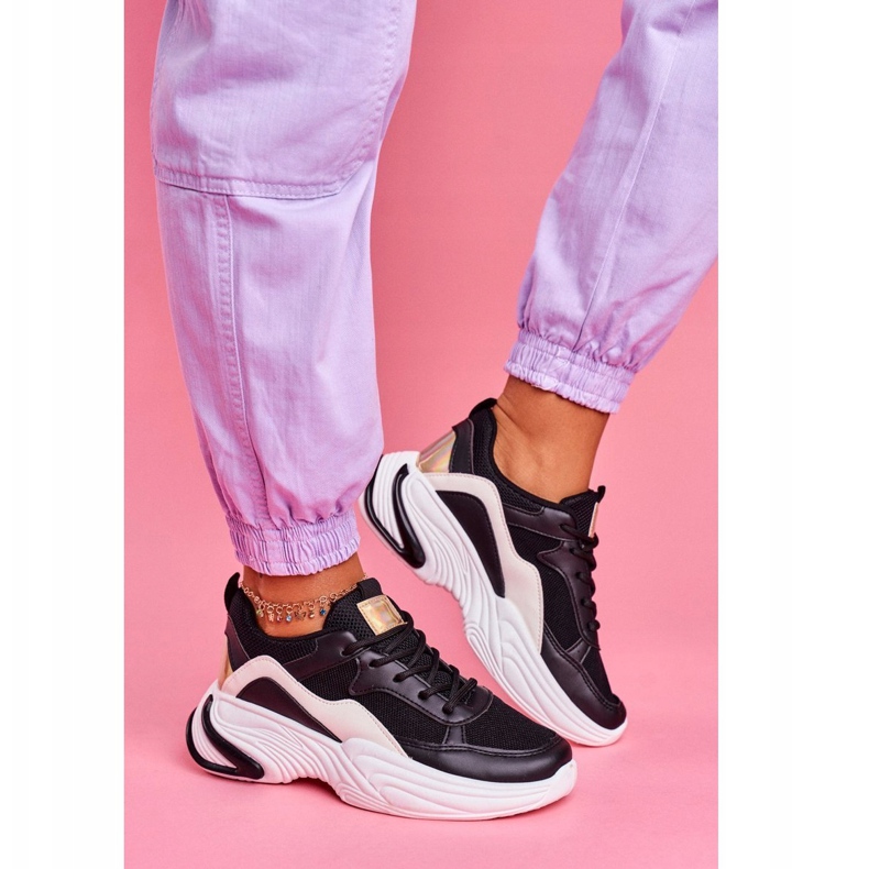 SEA Naisten urheilukengät Värikäs musta pinner valkoinen monivärinen 1