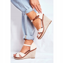 SEA Naisten sandaalit Wedge Beige LaMane 1