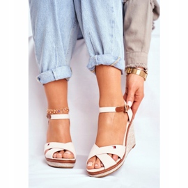 SEA Naisten sandaalit Wedge Beige LaMane 2