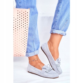 BUGO Naisten Mokkasiinit Suede Blue Velucci sininen 1