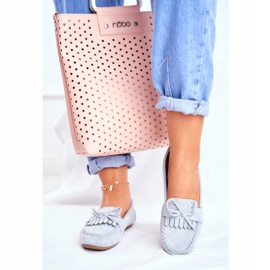 BUGO Naisten Mokkasiinit Suede Blue Velucci sininen 2