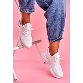 BUGO Naisten urheilukengät vaaleanpunainen ja valkoinen Fellen 1