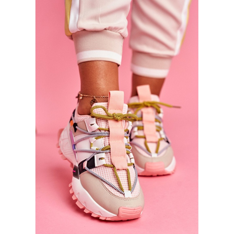 SEA Naisten urheilukengät Pinkki LA91 Be One vaaleanpunainen monivärinen 2