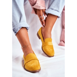 SEA Naisten Brogues Suede Yellow Cintra keltainen 2