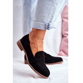 Naisten mustat mokkanahkaiset kengät Cintra 2