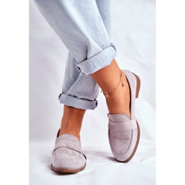 SEA Naisten Brogues Suede Grey Cintra harmaa 2