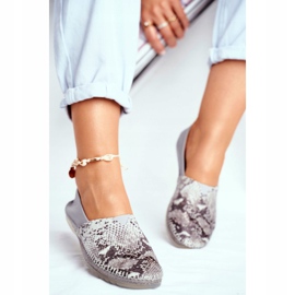 Naisten ballerinat Maciejka Nahkaharmaa 01930-66 / 00-0 2