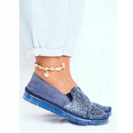 Naisten Brogues Maciejka Slip-on Nahka Laivastonsininen 03512-45 tummansininen 2
