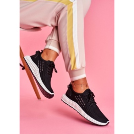 Naisten urheilukengät Vaalea Mersea musta 2