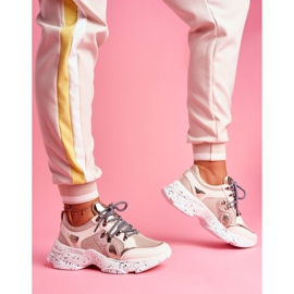 SEA Naisten urheilukengät Glitter Beige Vegas 1