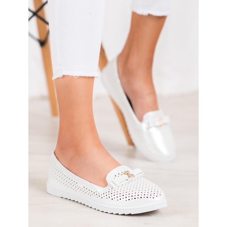 Weide Avoimet herrat koristeella valkoinen 1