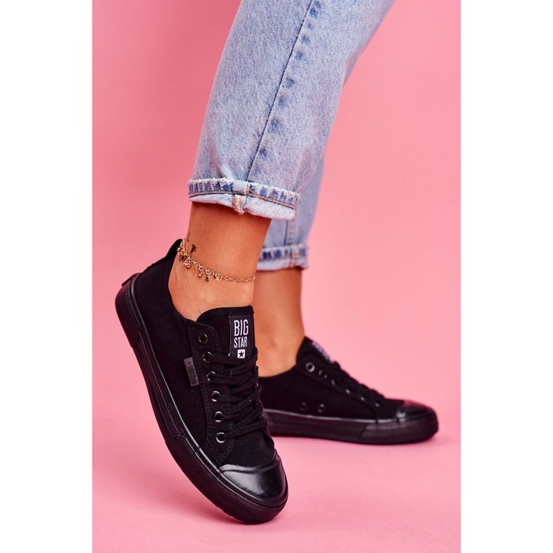 Naisten lenkkarit Big Star Black FF274A080 musta 1