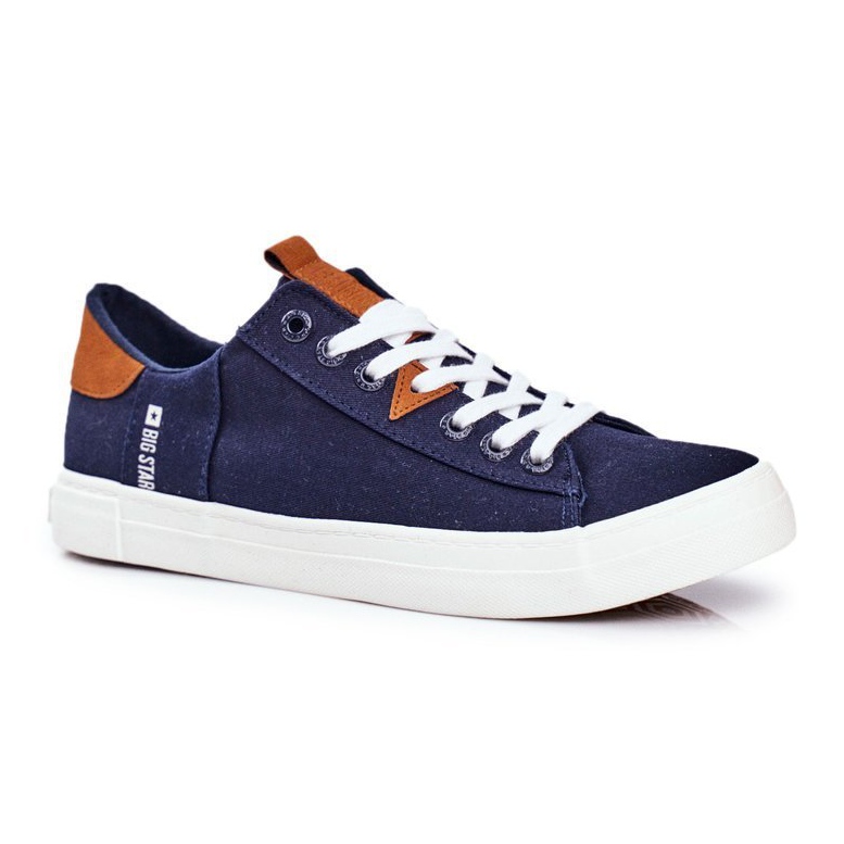Miesten lenkkarit Big Star Navy Blue FF174313 laivastonsininen 1