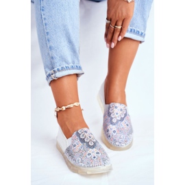 Naisten Brogues Maciejka Nahkaiset Slip-ons Valkoinen 03512-46 monivärinen 1