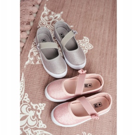 EVE Lasten vaaleanpunaiset Bianka -ballerinatossut vaaleanpunainen 2