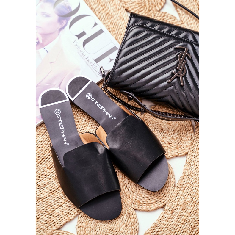 HAN Naisten tossut Flat Black Mimios musta 2