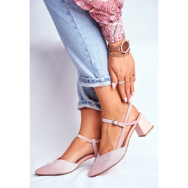 SEA Naisten Avokkaat Korkokengät Pink Gold Alice monivärinen vaaleanpunainen 2