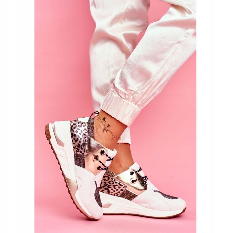 Moow Naisten urheilukengät Lenkkarit Valkokulta Semper valkoinen monivärinen keltainen 2