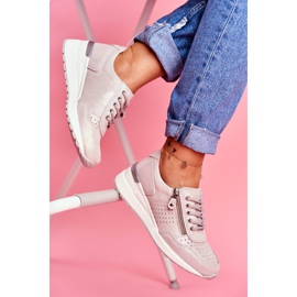 Vinceza Naisten urheilukengät Beige FT20-8675 Better Way 2