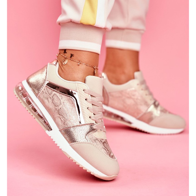 SEA Naisten urheilukengät Tennarit Beige Helly 2