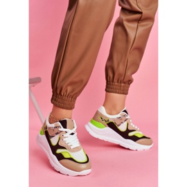 PS1 Naisten urheilukengät Tennarit White Freak valkoinen ruskea monivärinen 2