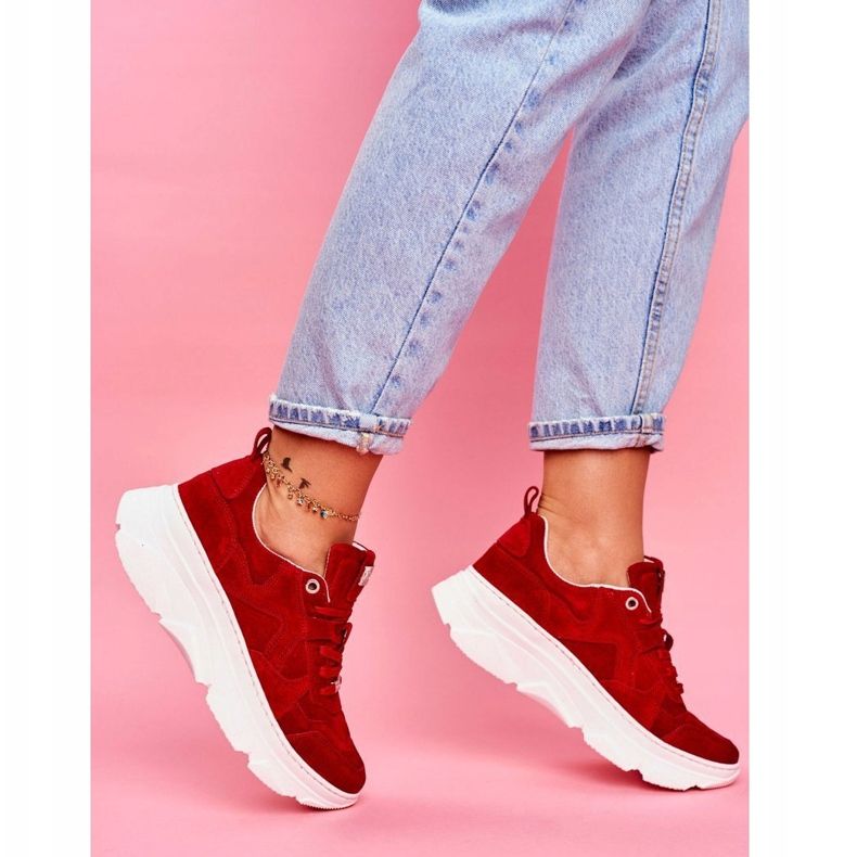 Naisten urheilukengät GOE Red FF2N3017 punainen 1