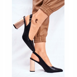 Naisten Avokkaat Avokorko Sergio Leone Musta PB218 keltainen 1