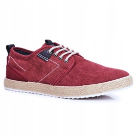 Miesten lenkkarit Big Star Espadrilles Red FF174151 punainen 1