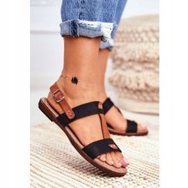 EVE Tyylikkäät naisten sandaalit 20SD35-0307 Musta Renna 1