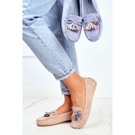 Evento Naisten Loaferit Mokkanahka 20PB35-2003 Beige Donna Mia 1