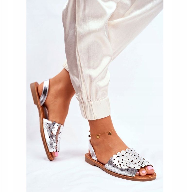 EVE Naisten hopea I Like Summer Slip-On-sandaalit 1