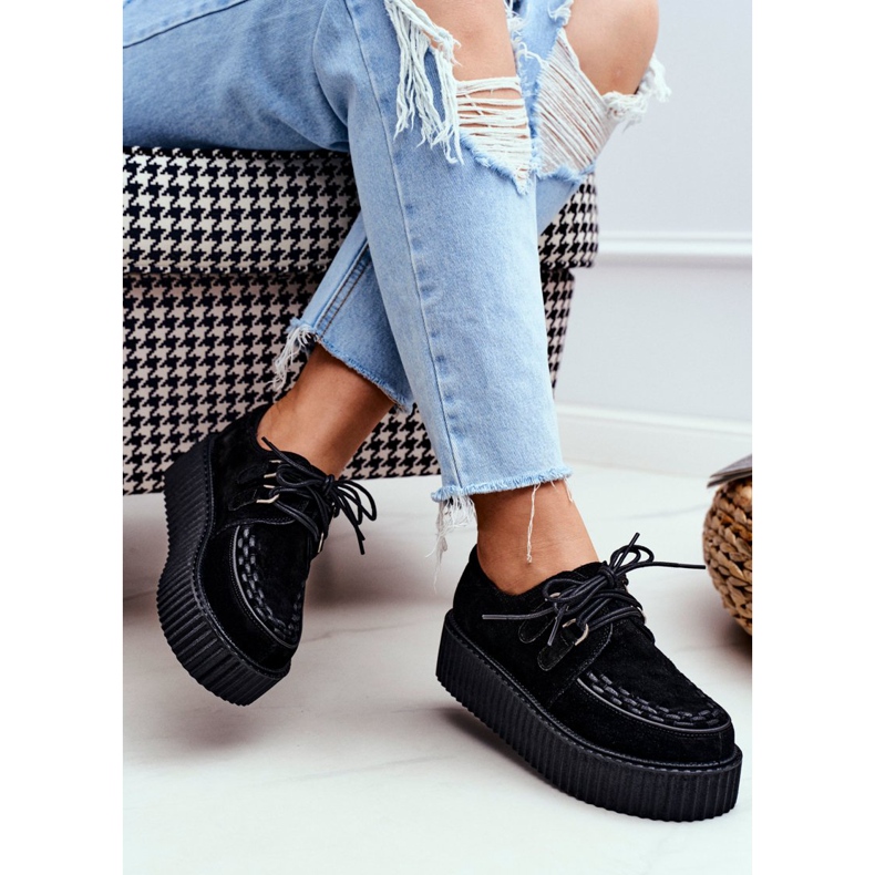 Smith's Musta Suede Creepers Gocain -alustalla 2