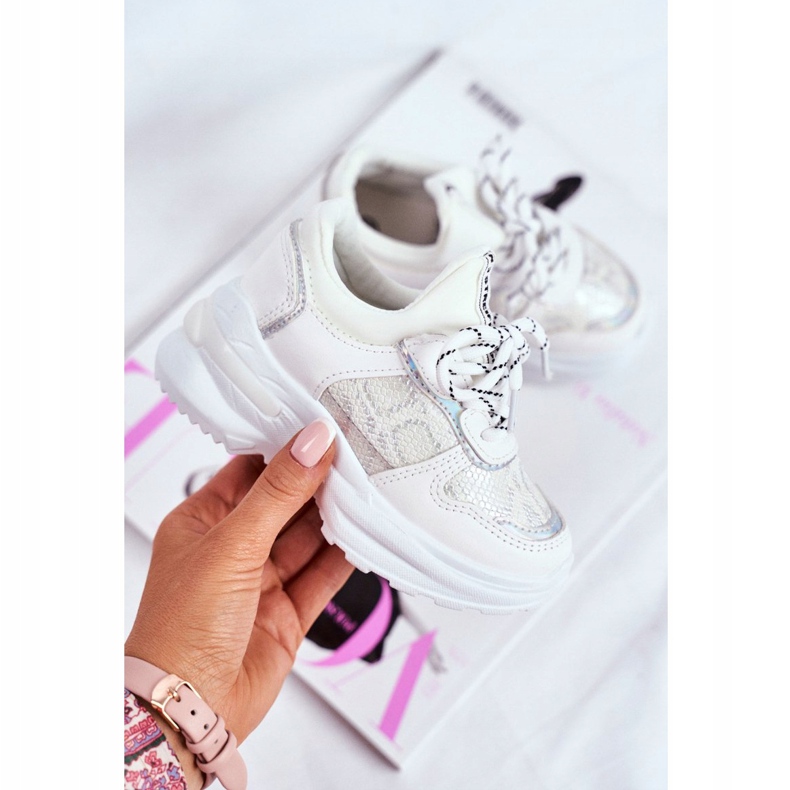 FRROCK Lasten urheilukengät Valkoinen käärme Matylda 2