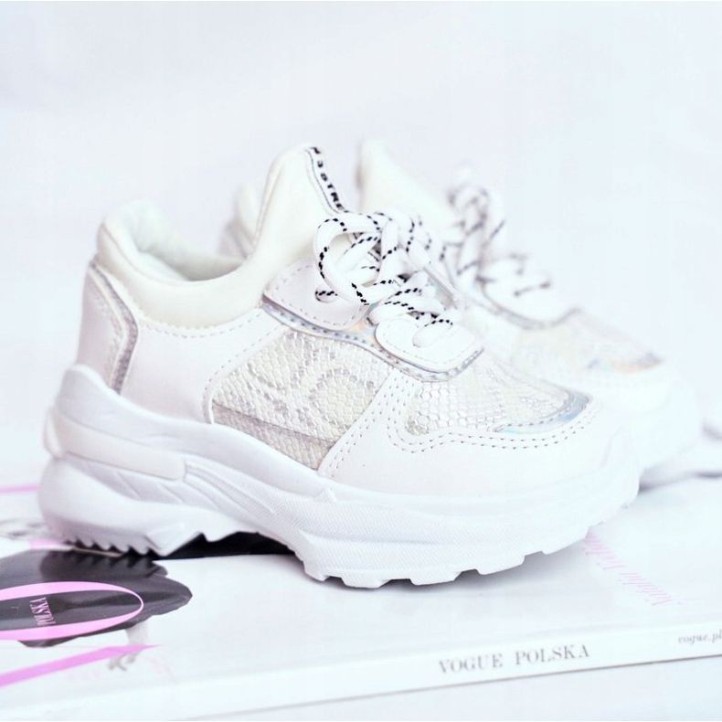 FRROCK Lasten urheilukengät Valkoinen käärme Matylda 1