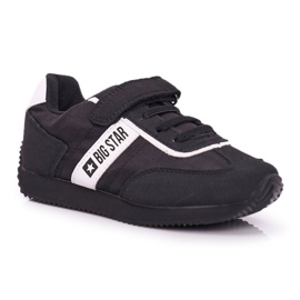 Urheilu Lasten kengät Big Star Velcro Black FF374134 musta 1