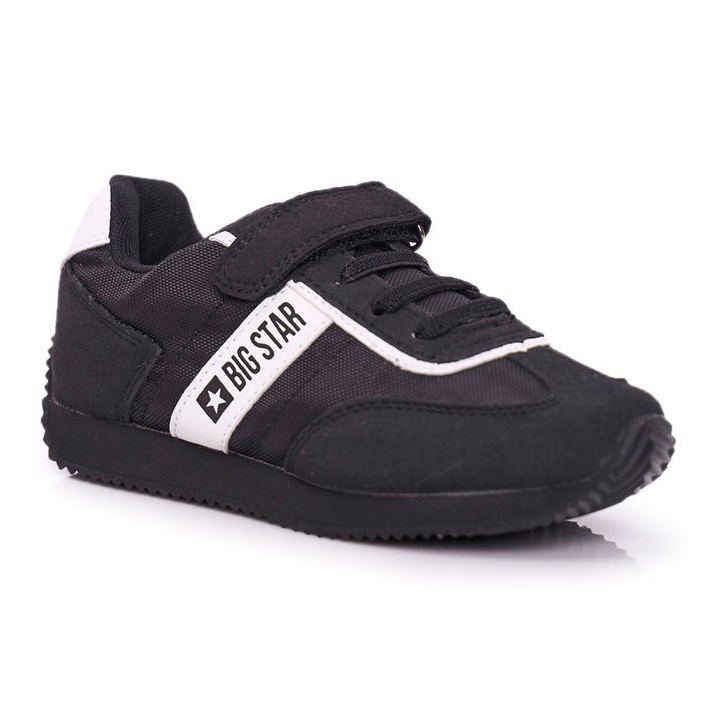 Urheilu Lasten kengät Big Star Velcro Black FF374134 musta 1
