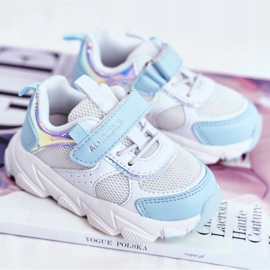 Urheilukengät Lasten sininen ABCKIDS B011104349 valkoinen 1