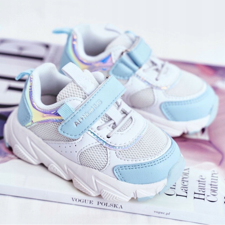 Urheilukengät Lasten sininen ABCKIDS B011104349 valkoinen 1