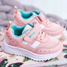 Vaaleanpunaiset lasten urheilukengät ABCKIDS B933104083 vaaleanpunainen 1