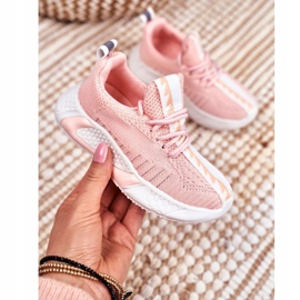 FRROCK Urheilu Lasten kengät Pink Stitch vaaleanpunainen 1