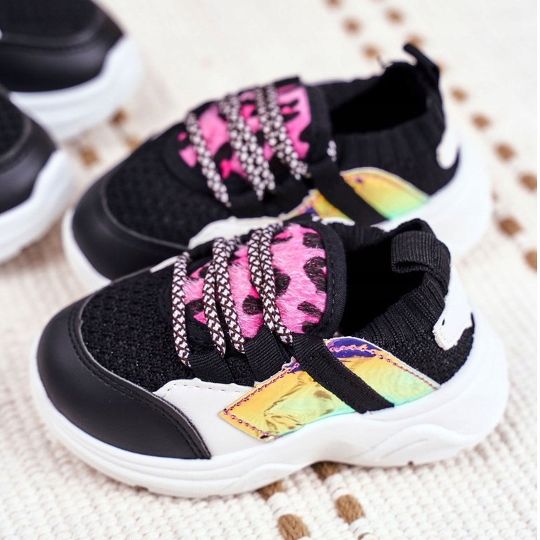 FRROCK Mustat Velma -urheilukengät lapsille 1