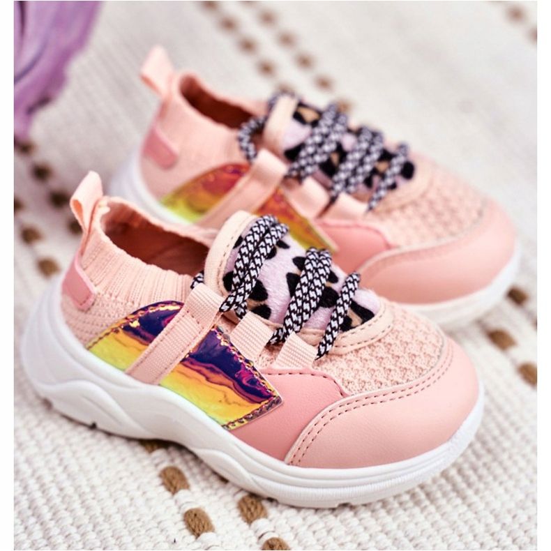 FRROCK Lasten vaaleanpunaiset Velma -urheilukengät vaaleanpunainen 2