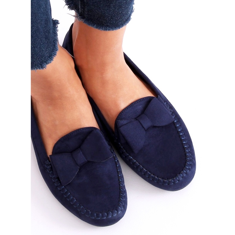 Naisten tummansiniset loafers B2020-6 Dk Blue tummansininen 1