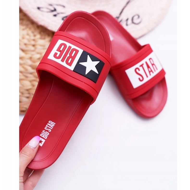 Naisten tossut Big Star Red DD274A267 punainen 1